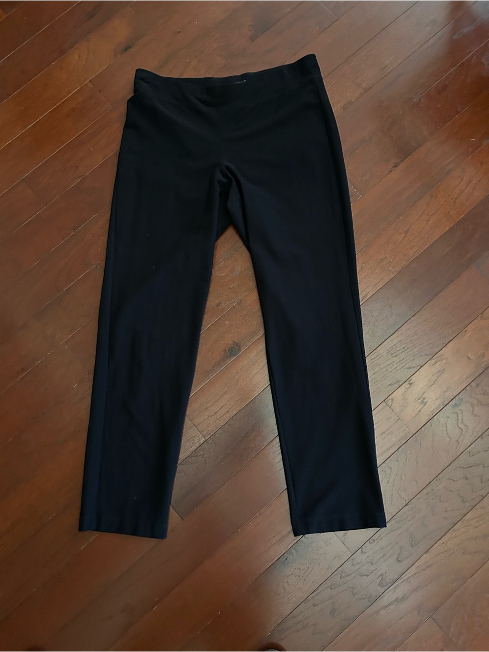 $198 Eileen Fisher Straight Leg Stretch Ankle
Pants PS/PP black pull on - Picture 2 of 9